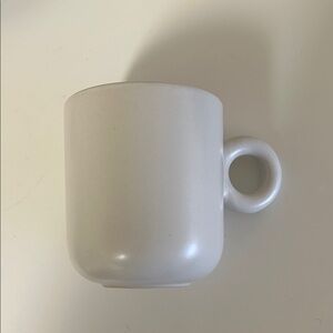H&M home small white ceramic mug